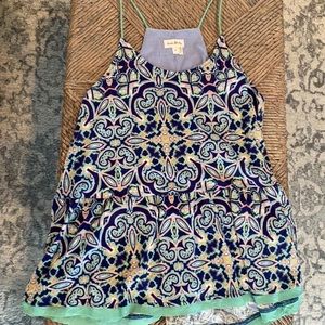 Anthropologie Peplum Top Size Medium